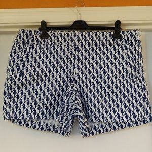 J. Crew Seahorse Print Shorts